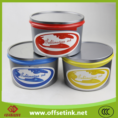 Goosd fluency, offset sublimation transfer ink